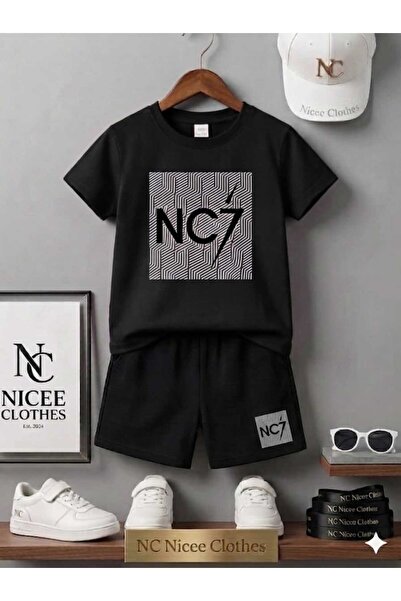 Leto Lykia TRIUNȚĂ ȘI PANTALONI SCURȚI DE VARĂ PENTRU COPII UNISEX (NC 7 IMPR...