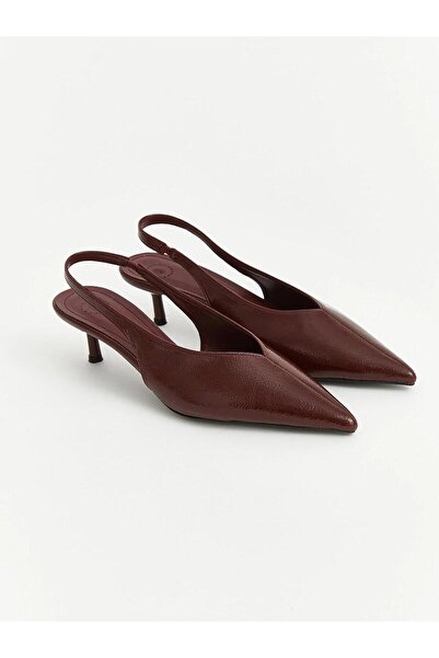 LC Waikiki Patent Leather Women's Heeled Shoes (W6)