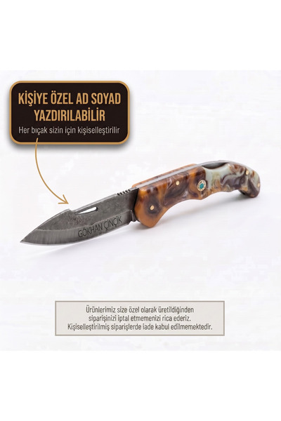 BIÇAK DEPOSU ÖZEL İSİM YAZDIRILABİLİR KAMP AKSESUAR ARSLANTAŞ