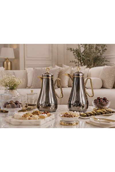 Generic Trams Hospitality Tea & Coffee Set Steel 1+1 Ltr. Luxurious & Modern ...