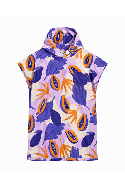 Asva Home Printed Towel Poncho, Unisex, 80X100 Oversized Beach, Pool and Afte...