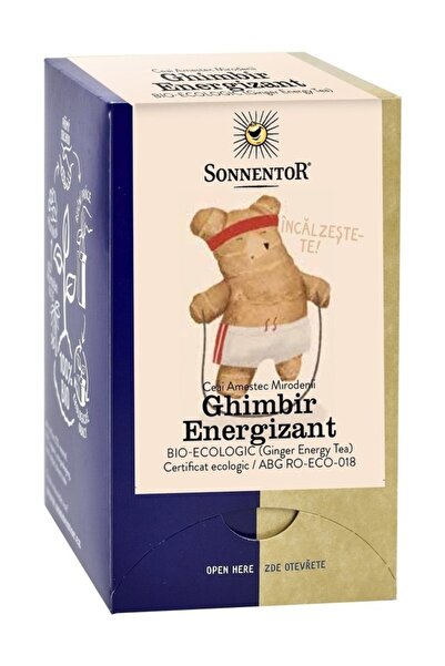Sonnentor Energizing ginger tea 18 sachets