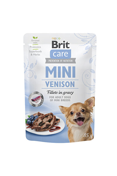 Brit Care Dog Мини Филета от еленско месо в сос 85 г
