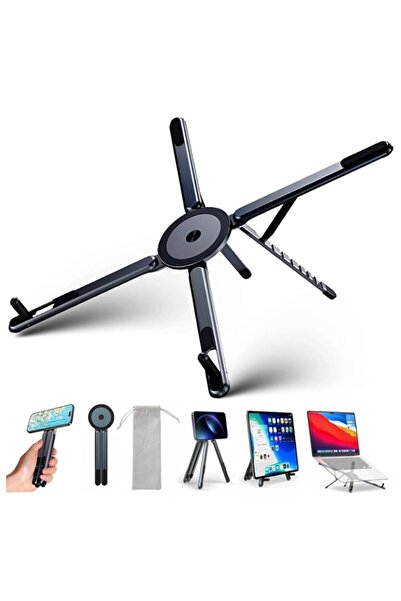 Generic Portable Laptop Stand for Desk & Travel, Foldable Adjustable Computer...