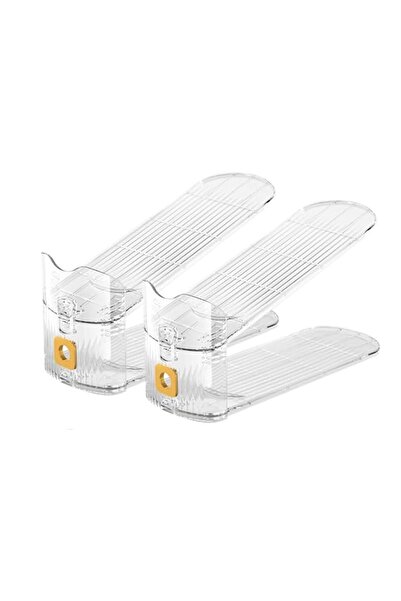 Generic Shoe Slot Organizer, Boutique Display Style Shoe Stacker for A Pair o...