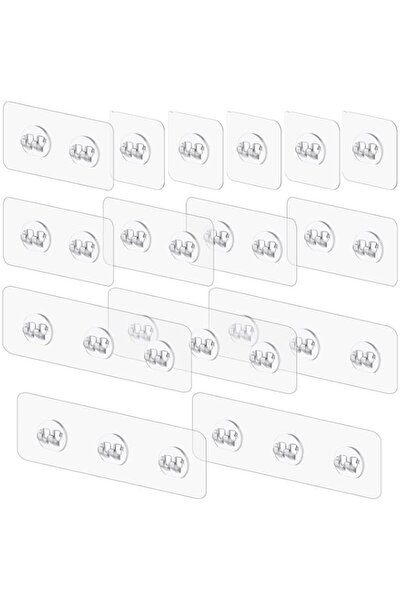 Generic 15 Pack Shower Caddy Adhesive Replacement No Drilling Hooks For Showe...