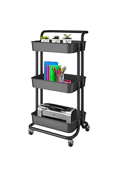 Generic Babyclub 3-Tier Rolling Utility Carts Trolley Storage Cart with Handl...