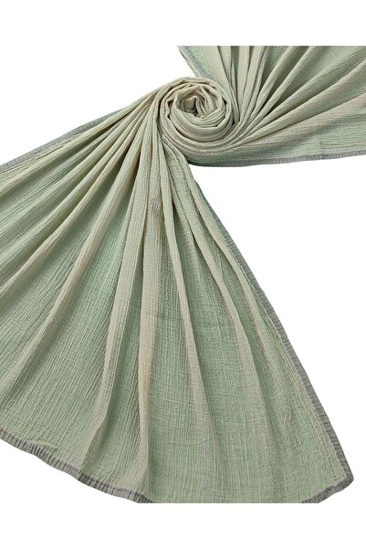 mim eşarp Piped Muslin Solid Color Shawl 90X190Cm