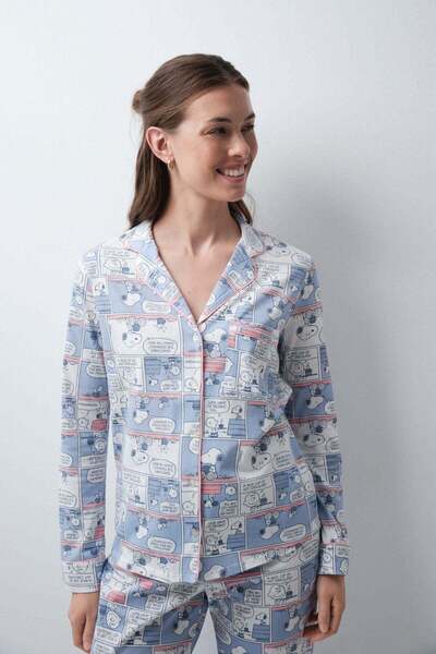 Women'secret Snoopy comic long shirt pajamas