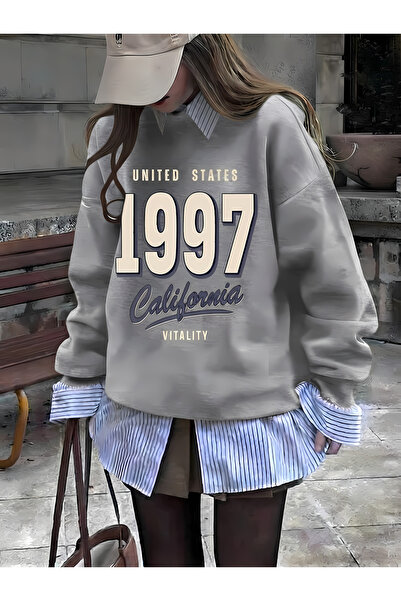 New Shine California 1997 Printed Women's Sweatshirt