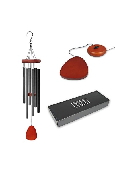 Generic Wind Chimes,36 inch Large Wind Chimes for Garden with 6 Hollow Froste...