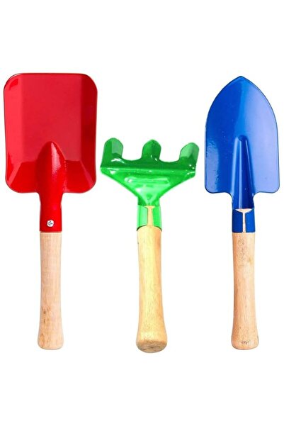 Generic 3Pcs Kids Garden Tool Set, Color Rake Spade Hoe Toddler Gardening Set...