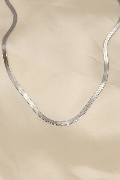 online kapsulavm avm alışveriş 316L Steel Silver Color 45 cm Italian Chain Mo...