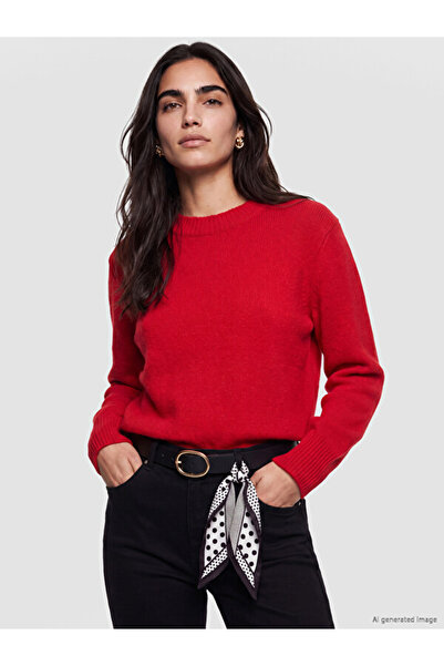 LC Waikiki Rmz Gi̇yi̇m Farkiyla Zero Roba Collar Women's Knitwear Sweater