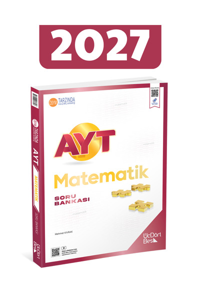 Üç Dört Beş Yayıncılık 2027 AYT Matematik Soru Bankası - 345