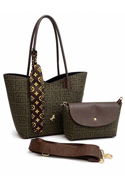 Miami Polo Club Original Scarf Detailed 2-in-1 Shoulder and Crossbody Bag 🎀