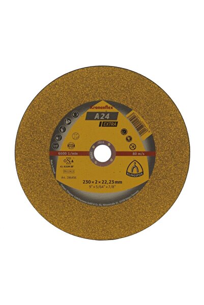 OEM Disc debitare metale, Klingspor A 24 Extra, 230 x 22.23 x 2 mm