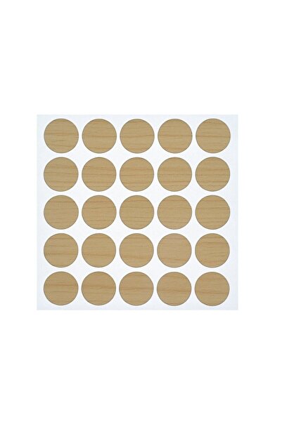 OEM Capac autoadeziv, pentru mascare suruburi mobila, 12 mm, frasin, set 100 ...
