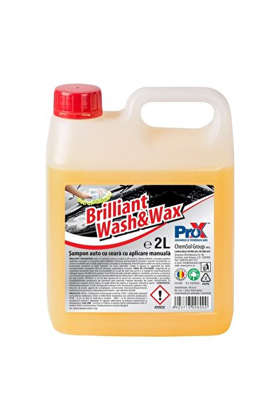 OEM Шампоан за кола, с вакса, Pro-X Brilliant wash&wax, 2 л