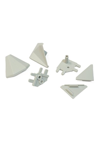OEM Set accesorii pentru plinta antistrop, 74269, finisaj gri