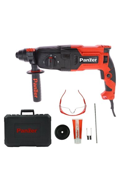 OEM Rotary hammer Panzer CR-800DA, 800 W, with cable, 1250 rpm, SDS-plus, wit...