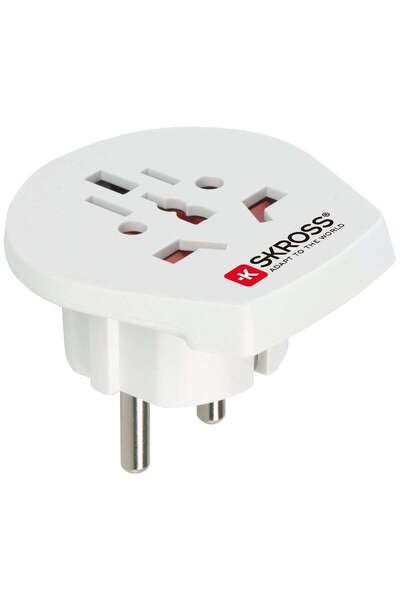 OEM Adaptor priza calatorii Skross, universal World - Europa, 100V - 250V, 16A