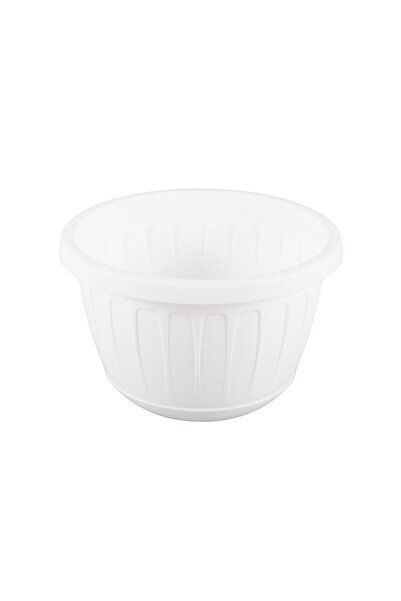 OEM Stella plastic pot, hanging, white, D 22.5 cm