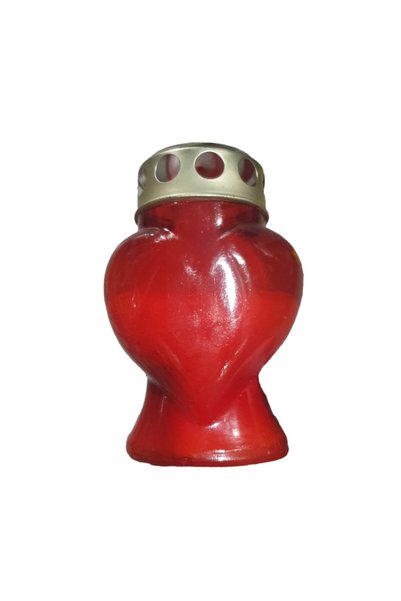 LCA Set 2 x Candela cu Capac, Inima