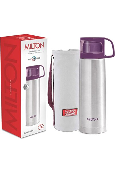GENERAL Milton Vacuum Insulated Thermal Jug Purple Color 500ml Stainless Steel