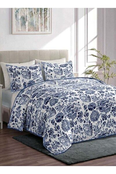 Rose Floral Comforter Set, High Quality Microfiber, 6 Pieces, Fits 200x200 cm...
