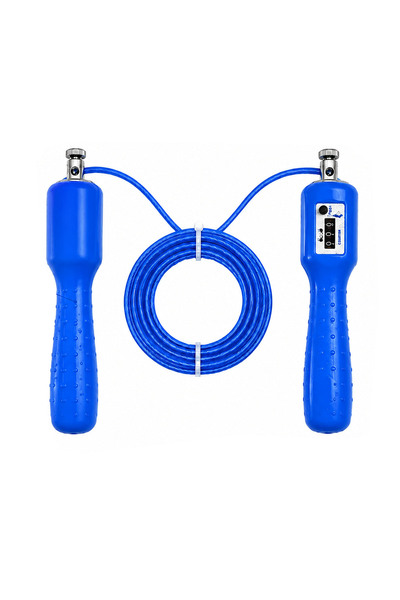 Lacoz Adjustable Jump Rope with Built In Mechanical Counter Comfortable Non S...