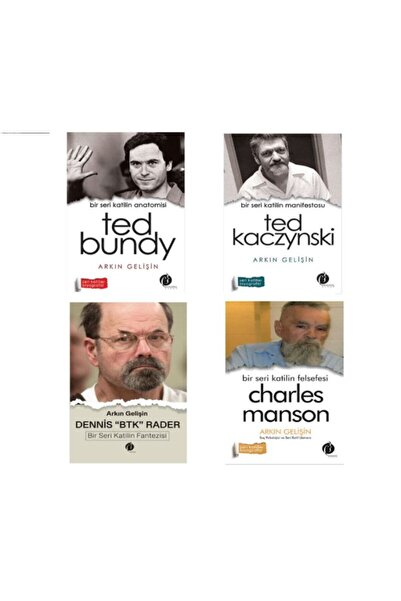 Herdem Kitap Seri Katiller Biyografi Seti (4 Kitap Takım)