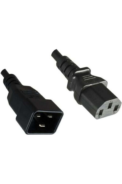 MicroConnect Καλώδιο IEC C20 / IEC C13 - IEC C20 / IEC C13 0,5μ Μαύρο (PE030605)