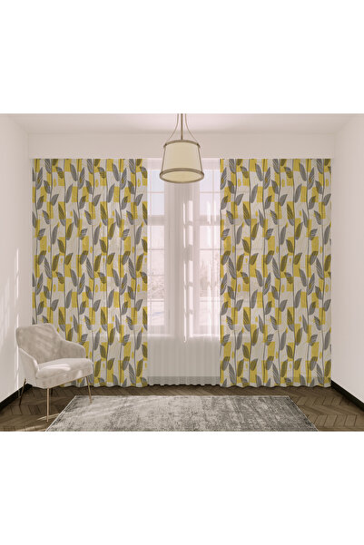 Generic Brand Living Room Velvet Background Curtain Double Wing, Stylish Deco...