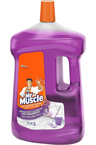 Mr. Muscle مستر. ماسل - مُنظّف أرضيات سائل باللافندر متعدد الاستخدامات، لتنظي...