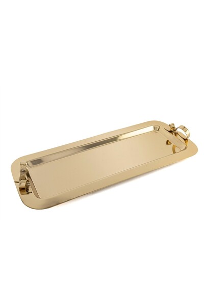 Mikasa Moor Gold Wave Tray with Handle 49X20X6Cm