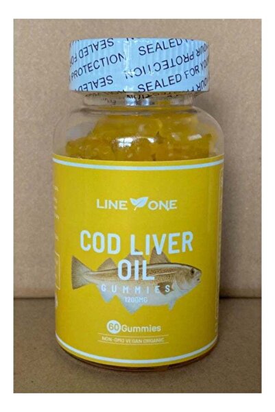 LINE ONE Cod Liver Oil Gummies 1200mg, Omega Rich Formula with Vitamin A & D,...