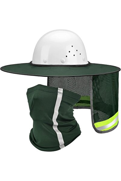GENERAL Satinor Hard Hat Sun Protection Neck Flap, High Visibility Sun Neck P...