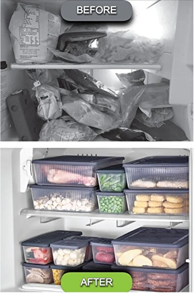 Kitchen Beauty 18 Parça 9 Bölmeli Hava Almaz Kapaklı Kahvaltılık Seti - Multi Saklama Kabı Kahvaltı Takımı Saklama Kabı