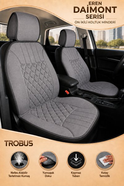 TROBUS Renault Megane 1 Cabrio 1998-2003 Eren Diamond 2 Parça Ön Koltuk Minde...