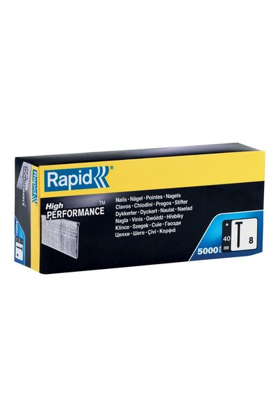 Rapid 40014273 دبابيس مسامير براد مستقيمة، طول الساق 30 مم، رقم 8، 5000 قطعة،...