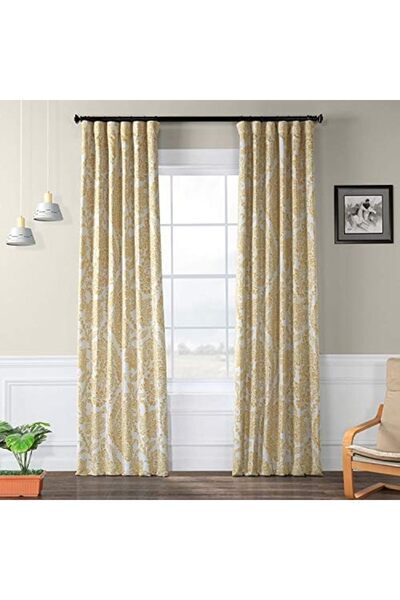 Aybilstore HPD Half Price Drapes BOCH-KC16072C-108 Karartma perdesi (1 panel), 50 x 108, Çay zamanı