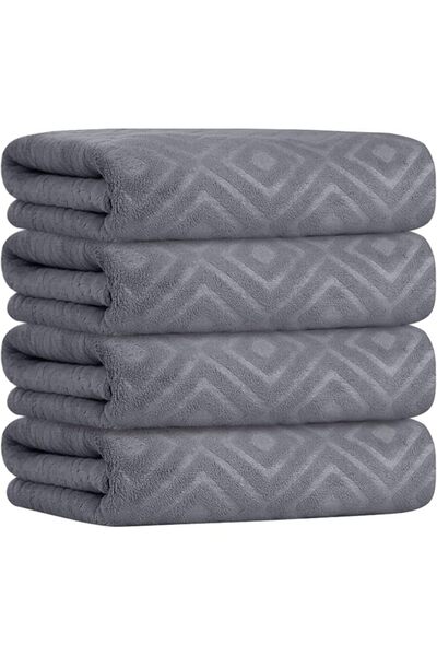 JML Jml Microfiber Jumbo Bath Towel, 2 Pack (35"X70"), Big and Soft, Super Ab...