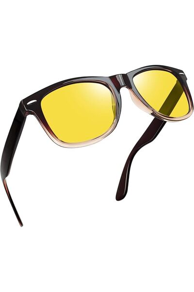 GENERAL Gubin Square Men's Sunglasses Classic Polarized Lens Lightweight Tr90...