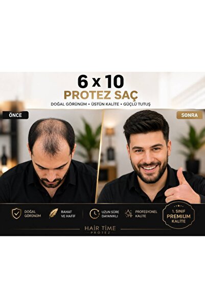 Hairtime Protez Saç 6x10 | Erkek Saç Protezi | Ultra Premium Doğal Görünüm | ...