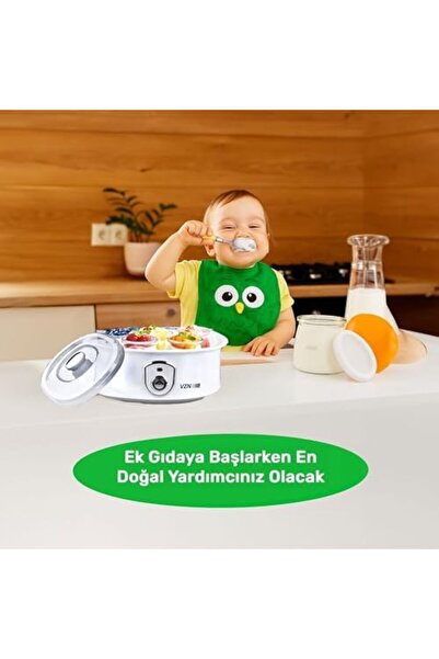 Aybilstore VZN 20W 1,5Lt. 7 Kavanozlu Bebek Ek Gıda Başlangıç Seti ve Profesyonel Yoğurt Mayalama Ma