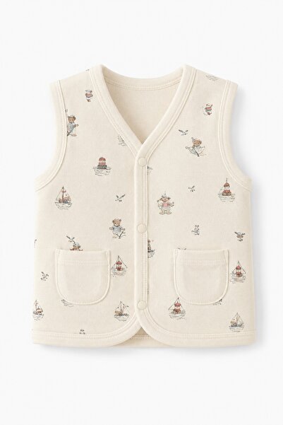 Tiffany Baby Krooboy Organic Theme Baby Vest 14005