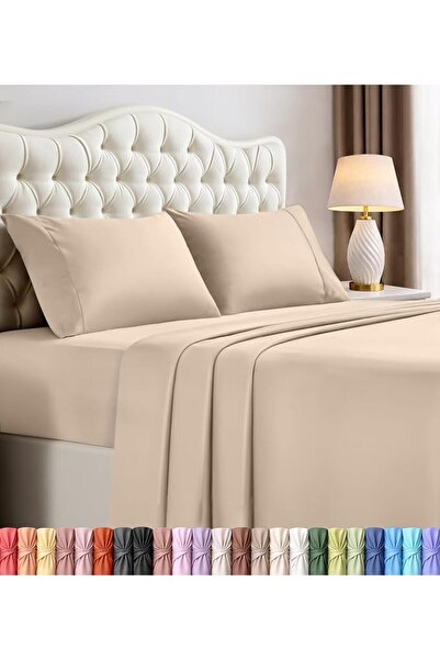 Utopia Bedding طقم شراشف سرير من يوتوبيا بيدينغ - نسيج ناعم من الياف المايكرو...