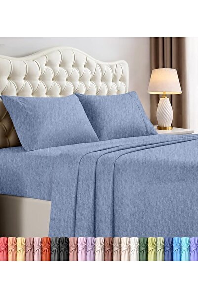 Utopia Bedding طقم شراشف سرير من يوتوبيا بيدينغ - نسيج ناعم من الياف المايكرو...