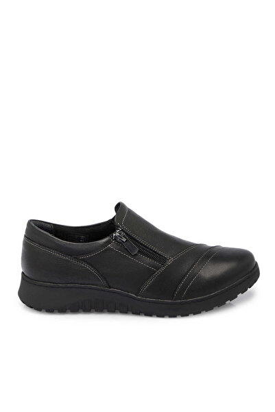 Tergan Siyah Hakiki Deri Kadın Sneaker - K25S1AY68349-A23